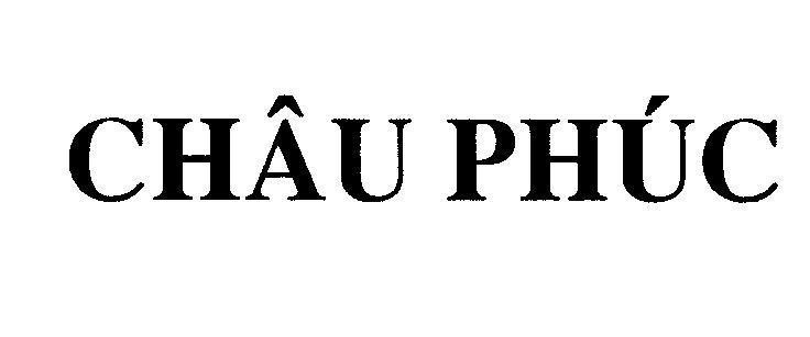 Mẫu nhãn hiệu Châu Phúc