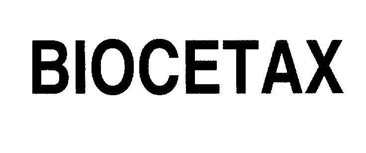 Mẫu nhãn hiệu BIOCETAX