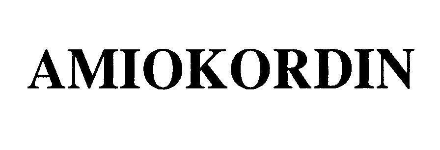 Mẫu nhãn hiệu AMIOKORDIN