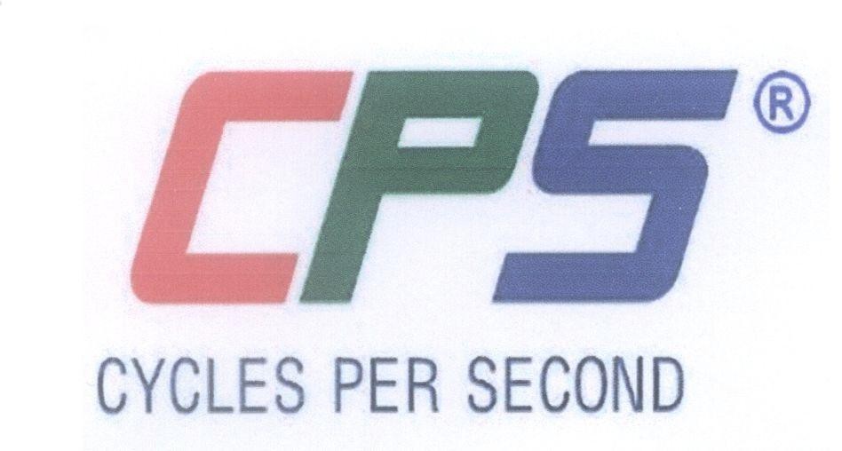 Mẫu nhãn hiệu CPS R CYCLES PER SECOND