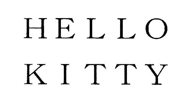 Mẫu nhãn hiệu HELLO KITTY