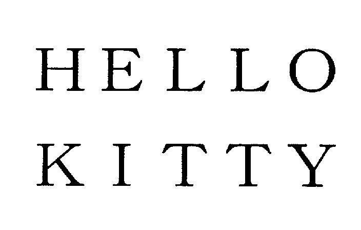 Mẫu nhãn hiệu HELLO KITTY