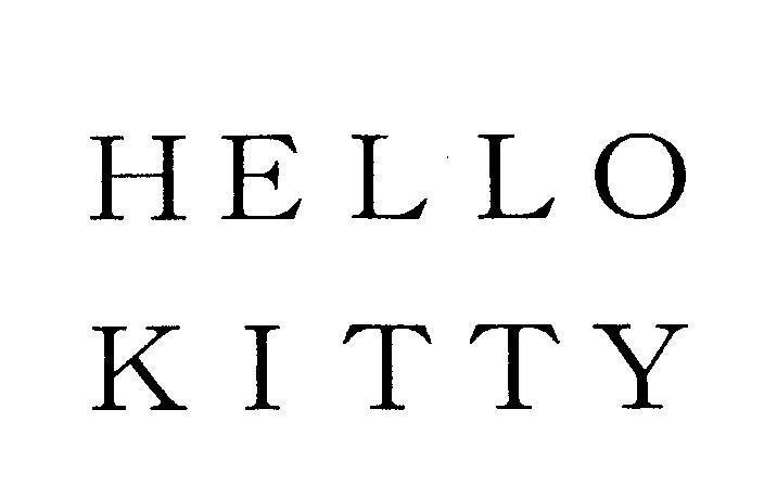 Mẫu nhãn hiệu HELLO KITTY