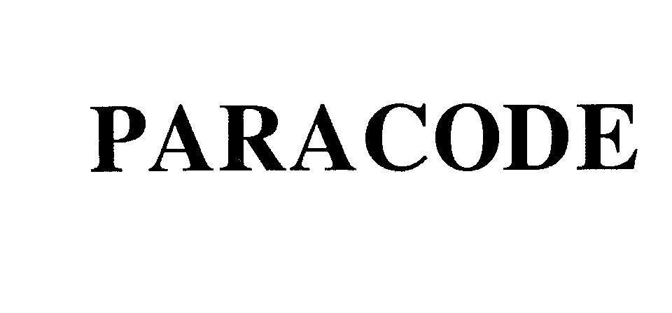 Mẫu nhãn hiệu PARACODE