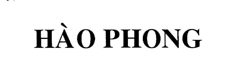 Mẫu nhãn hiệu Hào Phong