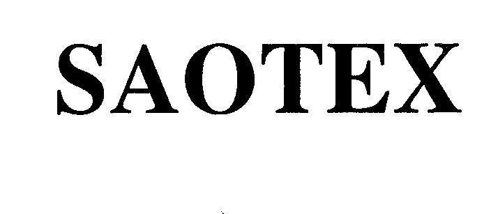 Mẫu nhãn hiệu SAOTEX