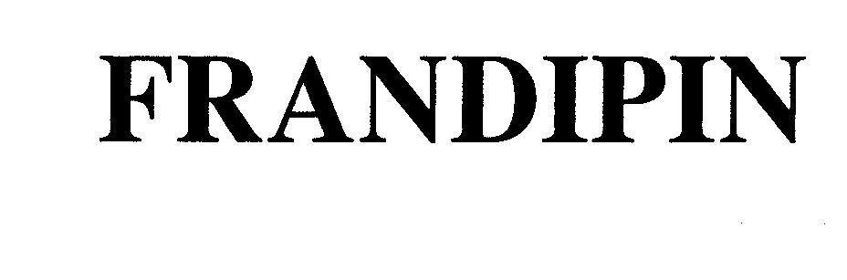 Mẫu nhãn hiệu FRANDIPIN