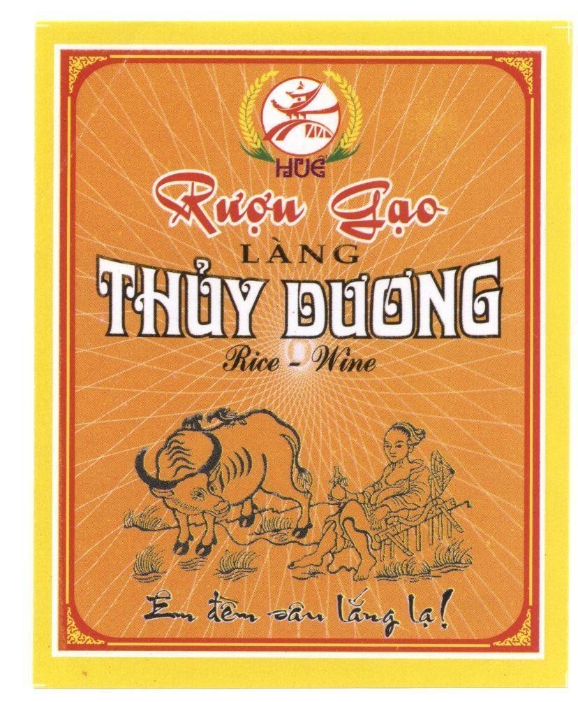 Mẫu nhãn hiệu Rượu Gạo Làng Thuỷ Dương