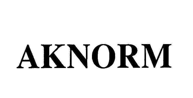 Mẫu nhãn hiệu AKNORM