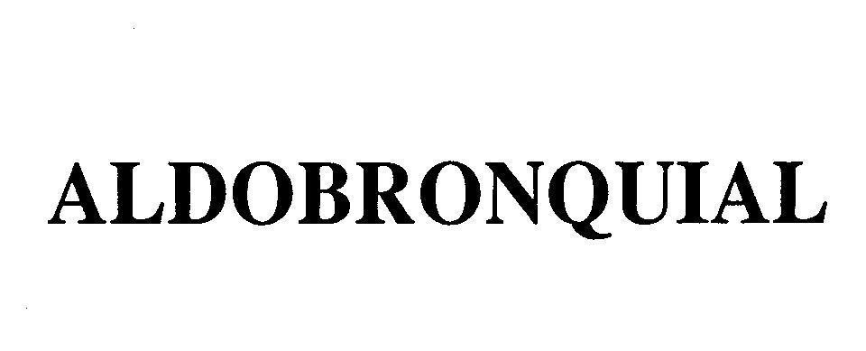 Mẫu nhãn hiệu ALDOBRONQUIAL