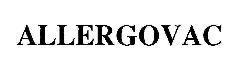 Mẫu nhãn hiệu ALLERGOVAC