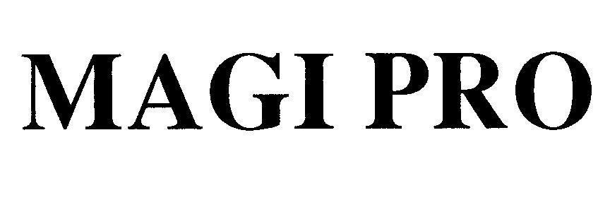 Mẫu nhãn hiệu MAGI PRO