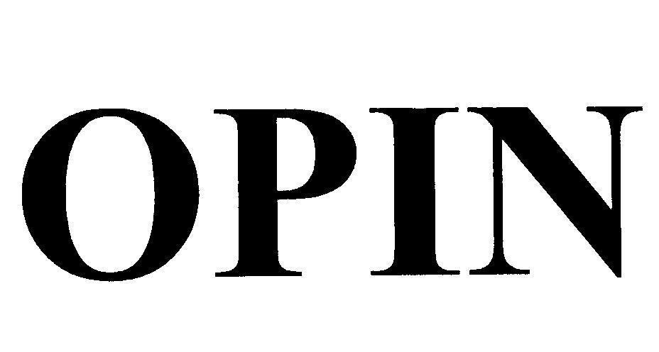 Mẫu nhãn hiệu OPIN