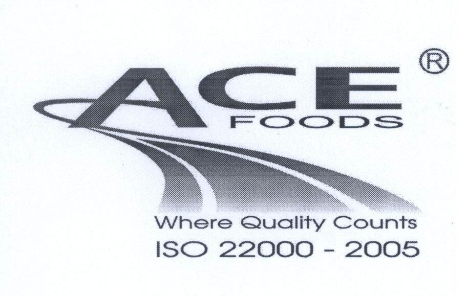 Mẫu nhãn hiệu ACE FOODS Where Quality Counts ISO 22000 - 2005