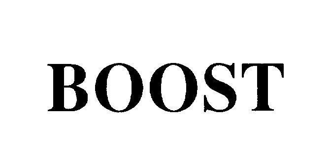 Mẫu nhãn hiệu BOOST