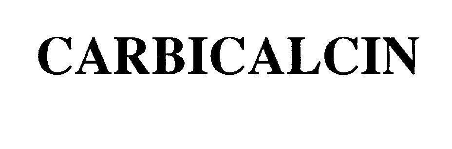 Mẫu nhãn hiệu CARBICALCIN