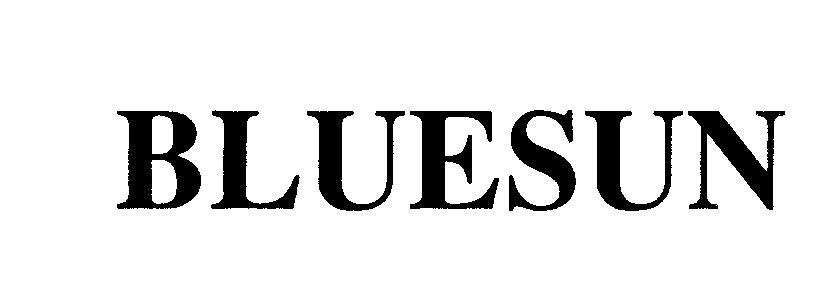 Mẫu nhãn hiệu BLUESUN
