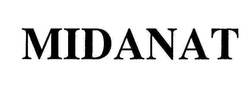 Mẫu nhãn hiệu MIDANAT