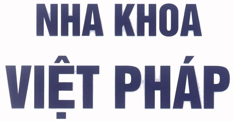 Mẫu nhãn hiệu Nha Khoa Việt Pháp