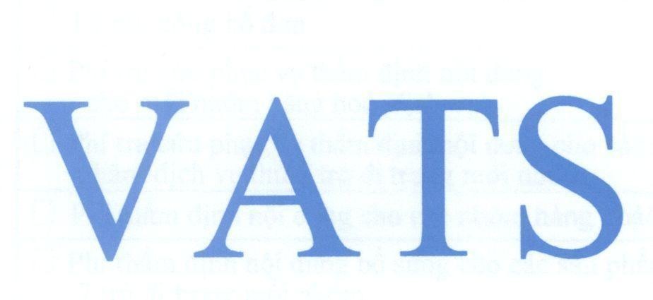 Mẫu nhãn hiệu VATS