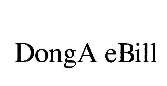 Mẫu nhãn hiệu DongA eBill