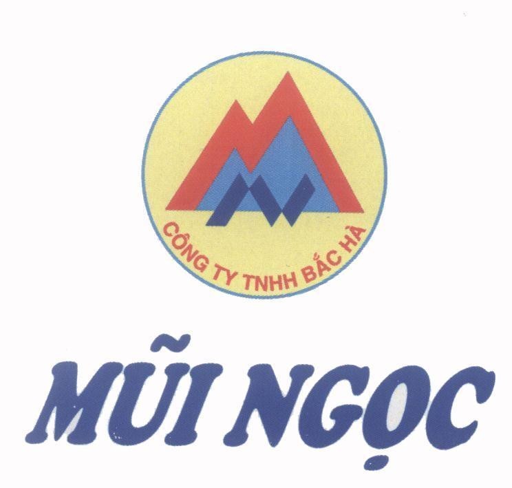 Mẫu nhãn hiệu M N Mũi Ngọc Công Ty TNHH Bắc Hà