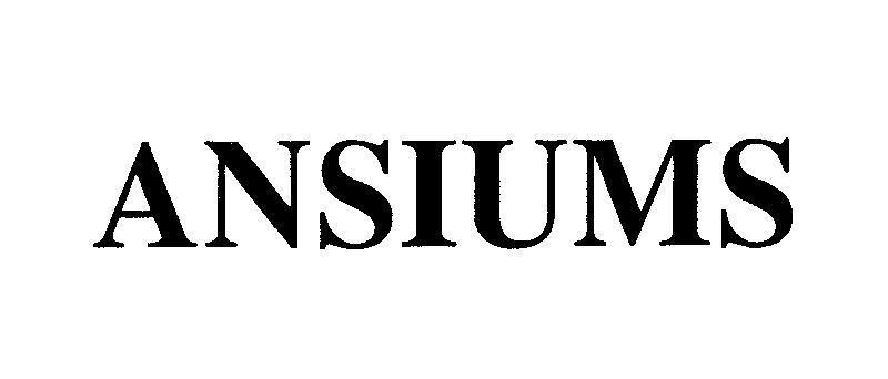Mẫu nhãn hiệu ANSIUMS