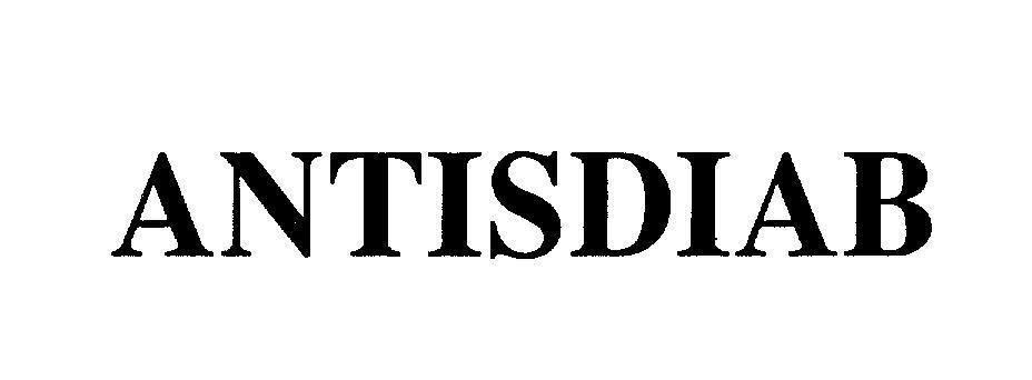 Mẫu nhãn hiệu ANTISDIAB