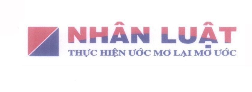 Mẫu nhãn hiệu Nhân Luật Thực Hiện Ước Mơ Lại Mơ Ước