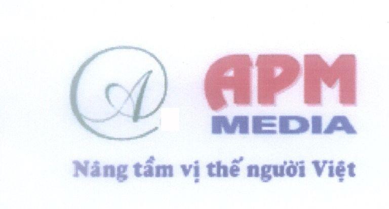 Mẫu nhãn hiệu A APM MEDIA Nâng tầm vị thế người Việt