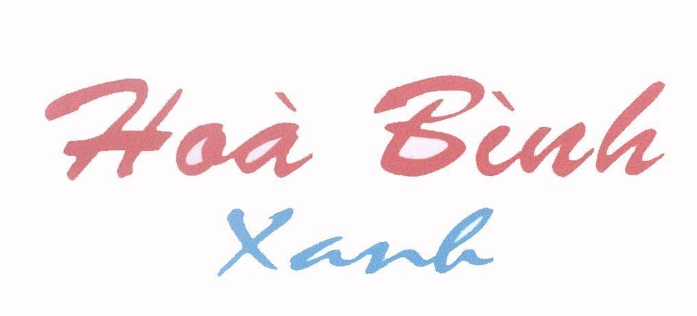 Mẫu nhãn hiệu Hoà Bình Xanh