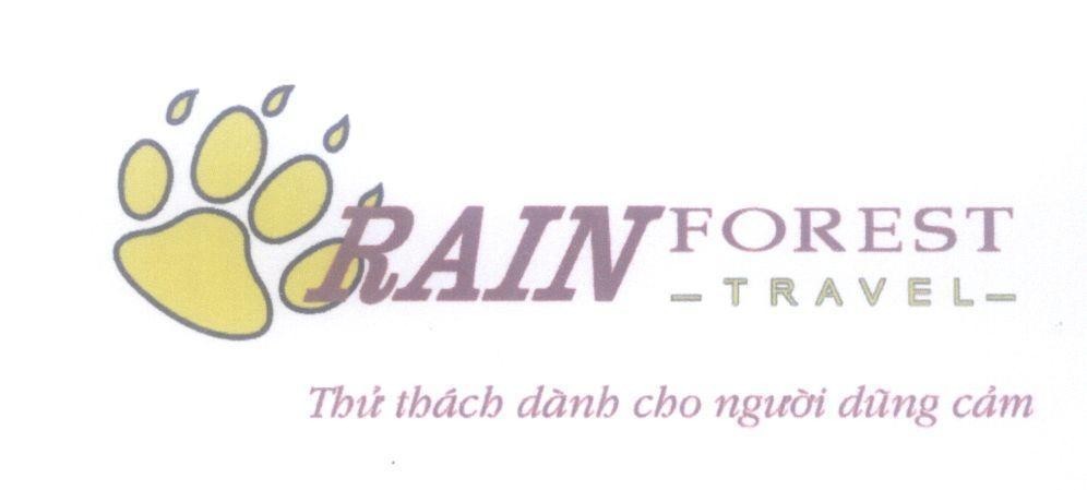 Mẫu nhãn hiệu RAIN FOREST TRAVEL Thử thách dành cho người dũng cảm