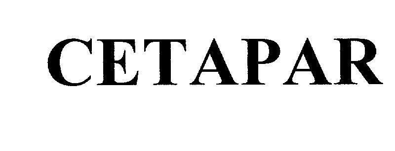 Mẫu nhãn hiệu CETAPAR