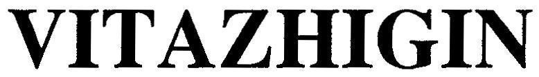 Mẫu nhãn hiệu VITAZHIGIN
