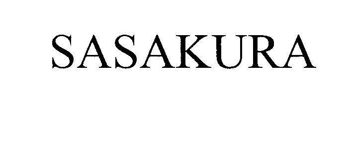 Mẫu nhãn hiệu SASAKURA