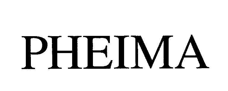 Mẫu nhãn hiệu PHEIMA