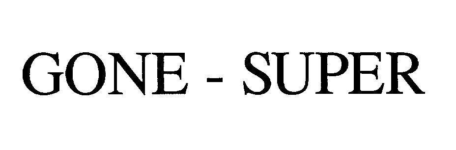 Mẫu nhãn hiệu GONE - SUPER