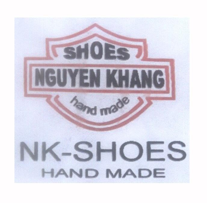 Mẫu nhãn hiệu SHOES NGUYEN KHANG hand made NK-SHOES HAND MADE