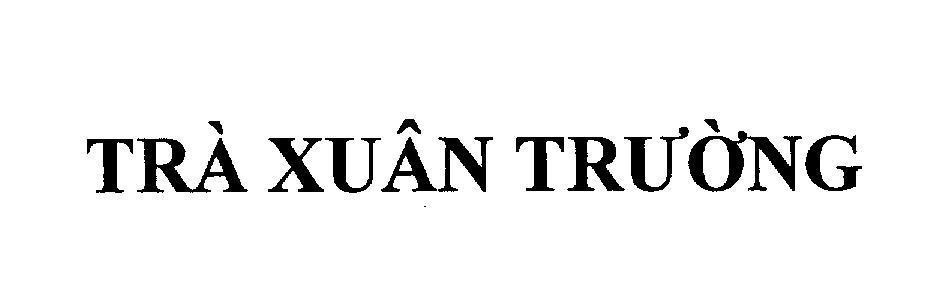Mẫu nhãn hiệu Trà Xuân Trường