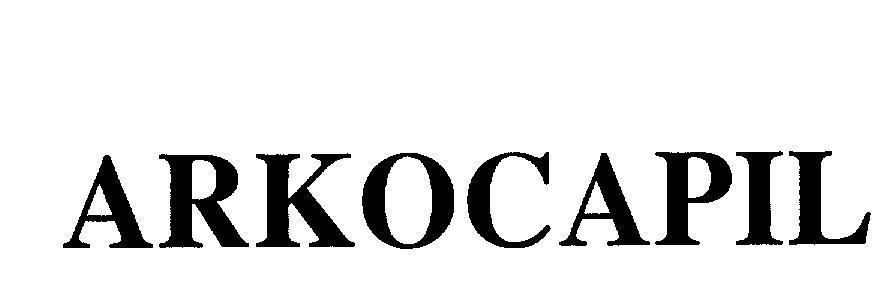 Mẫu nhãn hiệu ARKOCAPIL
