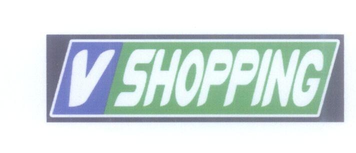 Mẫu nhãn hiệu V SHOPPING