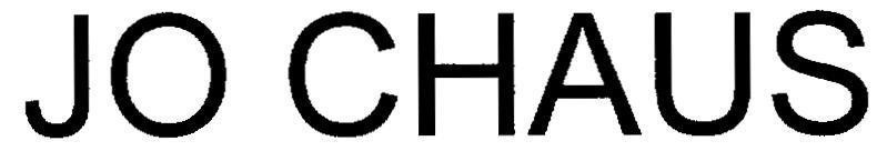 Mẫu nhãn hiệu JO CHAUS