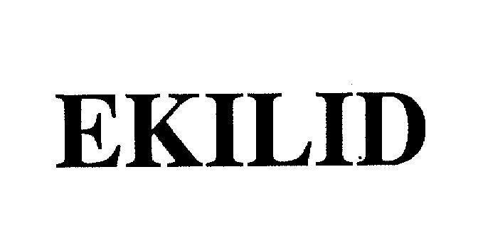 Mẫu nhãn hiệu EKILID