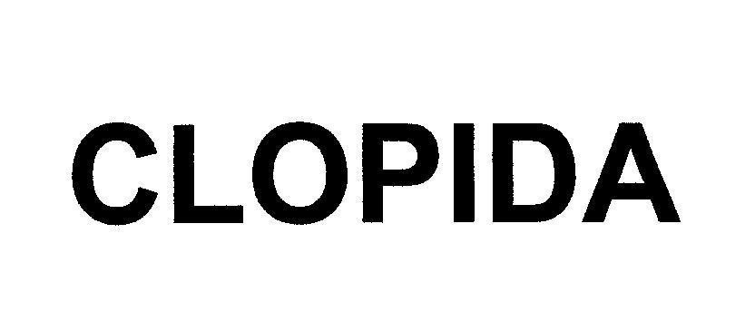 Mẫu nhãn hiệu CLOPIDA