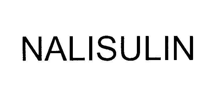 Mẫu nhãn hiệu NALISULIN