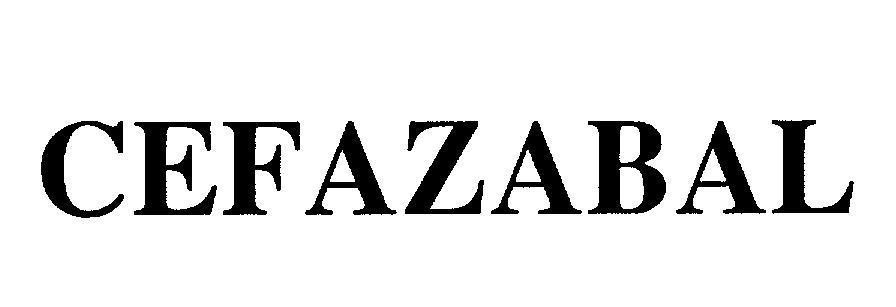 Mẫu nhãn hiệu CEFAZABAL