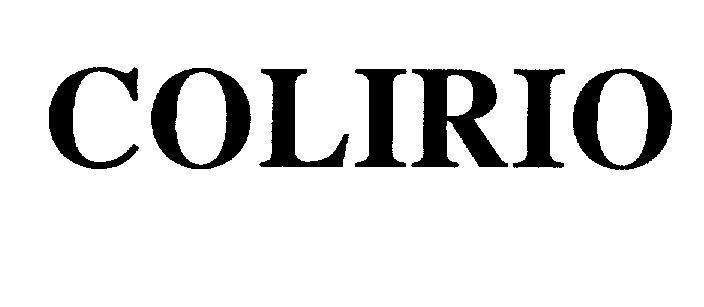 Mẫu nhãn hiệu COLIRIO