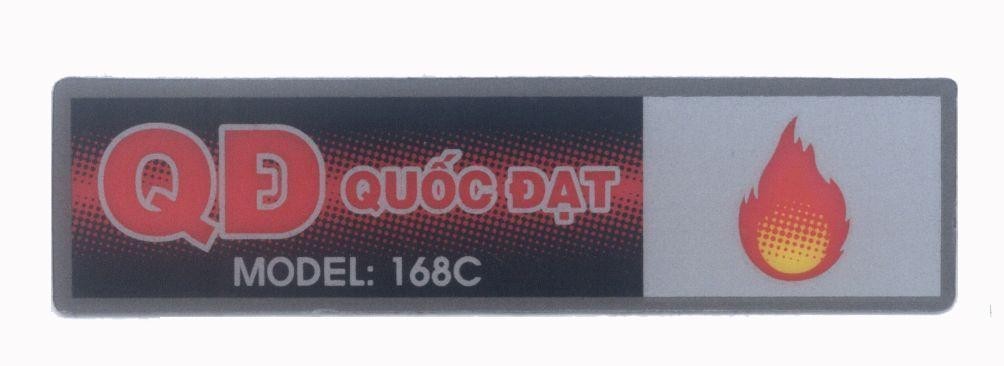 Mẫu nhãn hiệu QĐ Quốc Đạt MODEL: 168C
