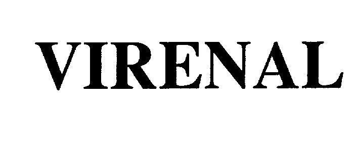 Mẫu nhãn hiệu VIRENAL