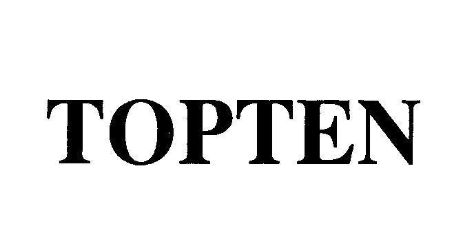 Mẫu nhãn hiệu TOPTEN